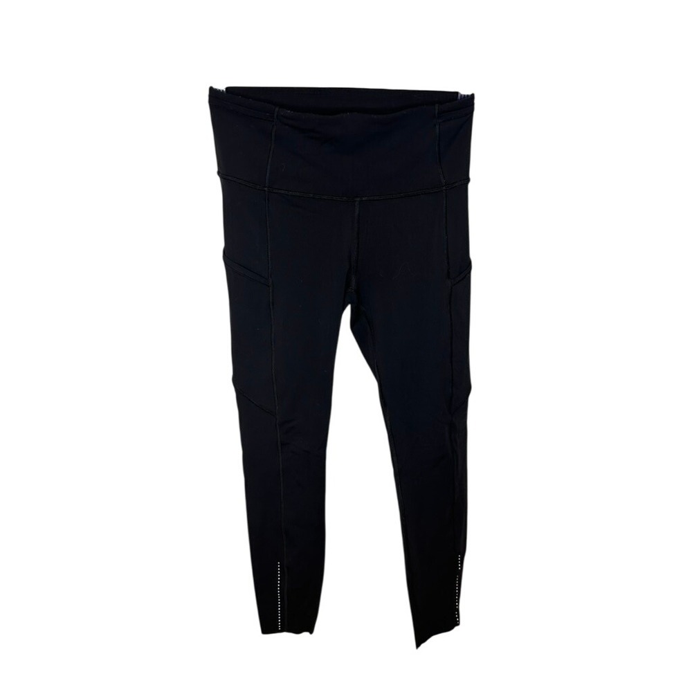 Lululemon Black Athletic Leggings‎ Womens High Rise Workout Tights
